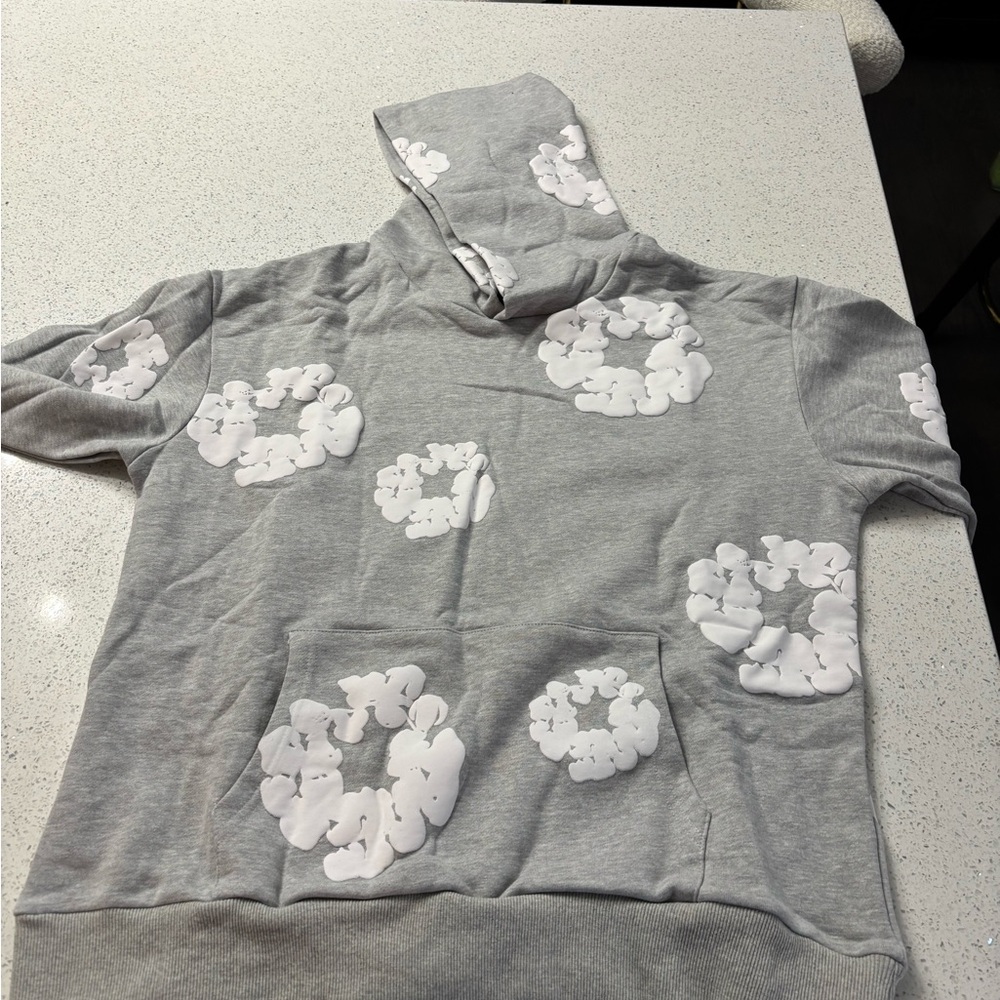 Grey denim tears set